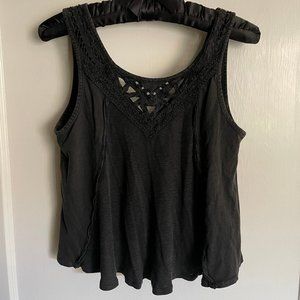 FREE PEOPLE Lolita Crochet Boho Tank Top